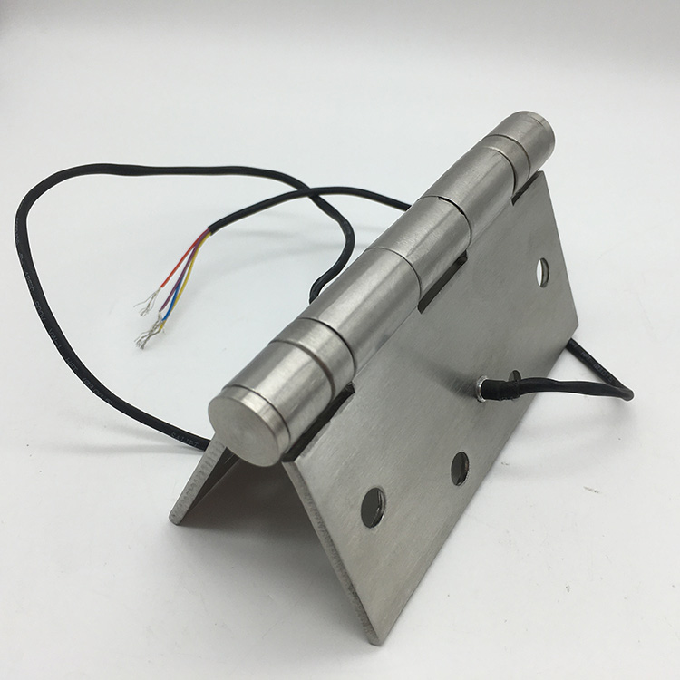 Bisagras de puertas electrificadas de alambre de 4 pulgadas de acero