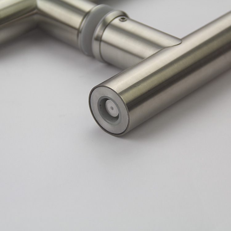 Manijas de cerradura de puerta de vidrio de acero inoxidable 304 en