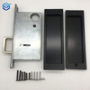 Cerradura de mortaja de puerta de bolsillo de privacidad rectangular moderna de aleación de zinc