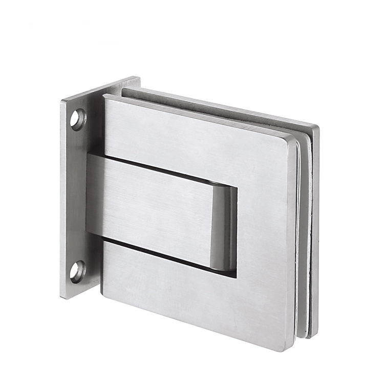 Bisagra de puerta de ducha de vidrio para baño con cierre automático de