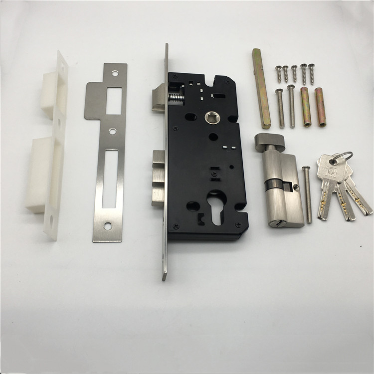 Juego de cerradura de seguridad de acero inoxidable con cilindro de