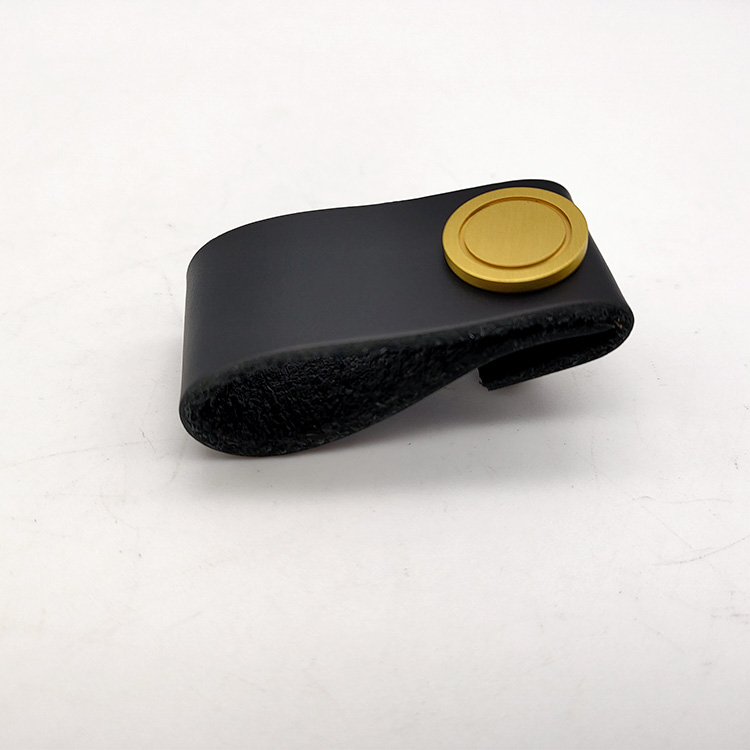 Muebles de latón Manija de gabinete de cuero nuevo popular - Compre