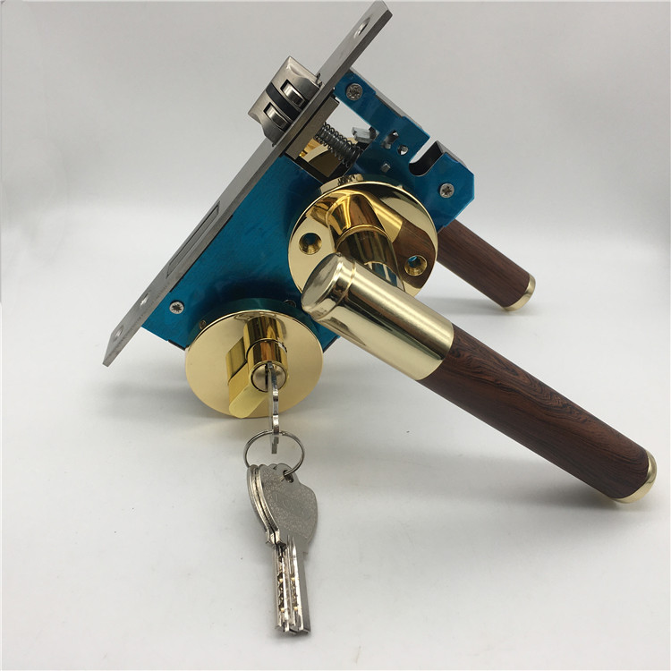 Cerradura de puerta de dormitorio de habitación de lujo ligera