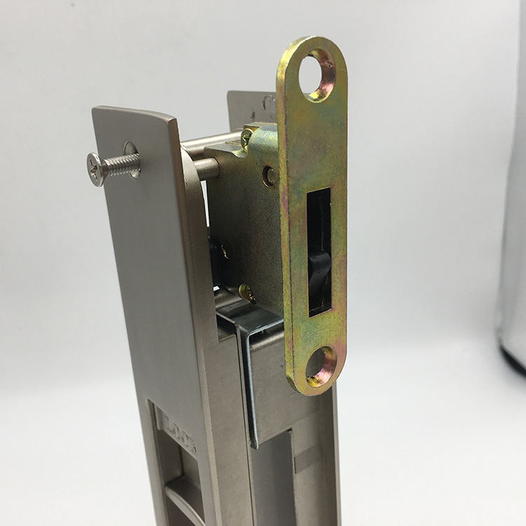 SN Cerradura para puerta corrediza interior con indicador de madera de