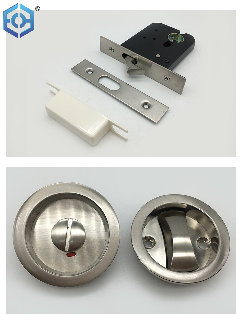 Herrajes para puertas de acero inoxidable Juego de manijas para puertas