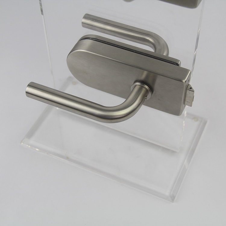 Cerradura de puerta de vidrio corrediza exterior de oficina de acero