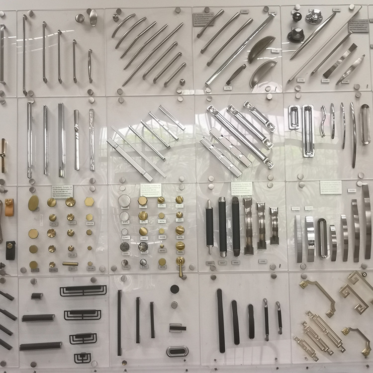 Manija de puerta de mueble o manija de gabinete oculta de aleación de