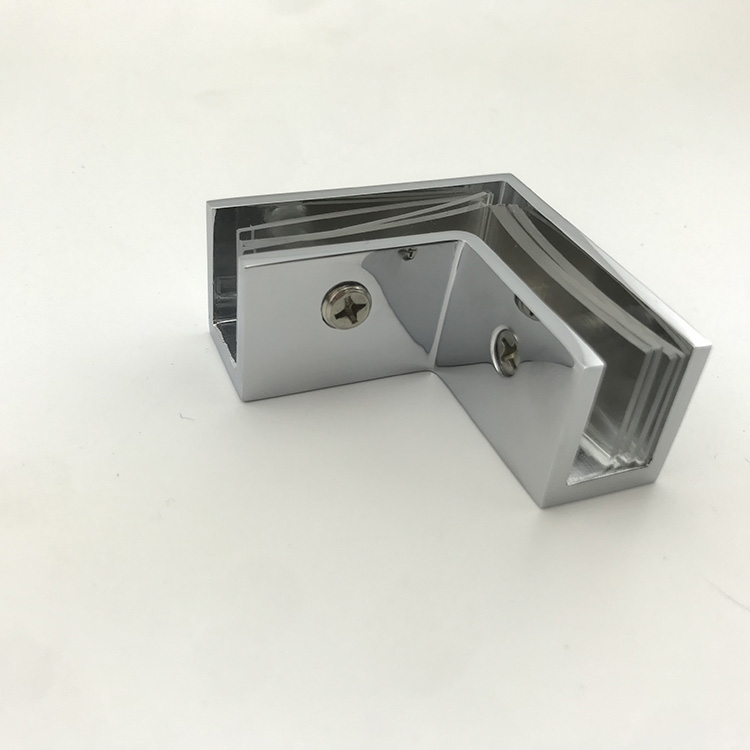 Bisagras de puerta con abrazaderas de vidrio de 90 grados de acero