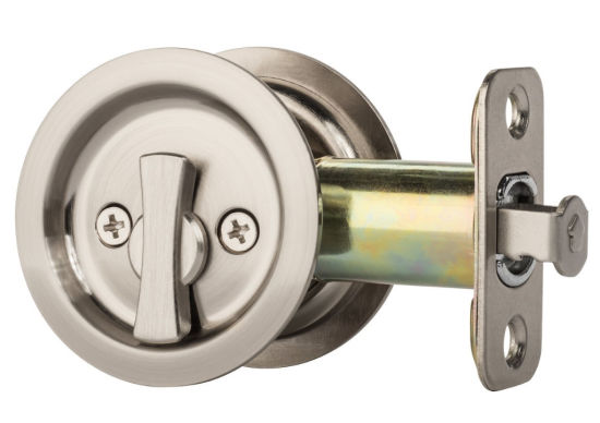 Hardware de la puerta Redondo Cama / Baño Privacidad Puerta de bolsillo