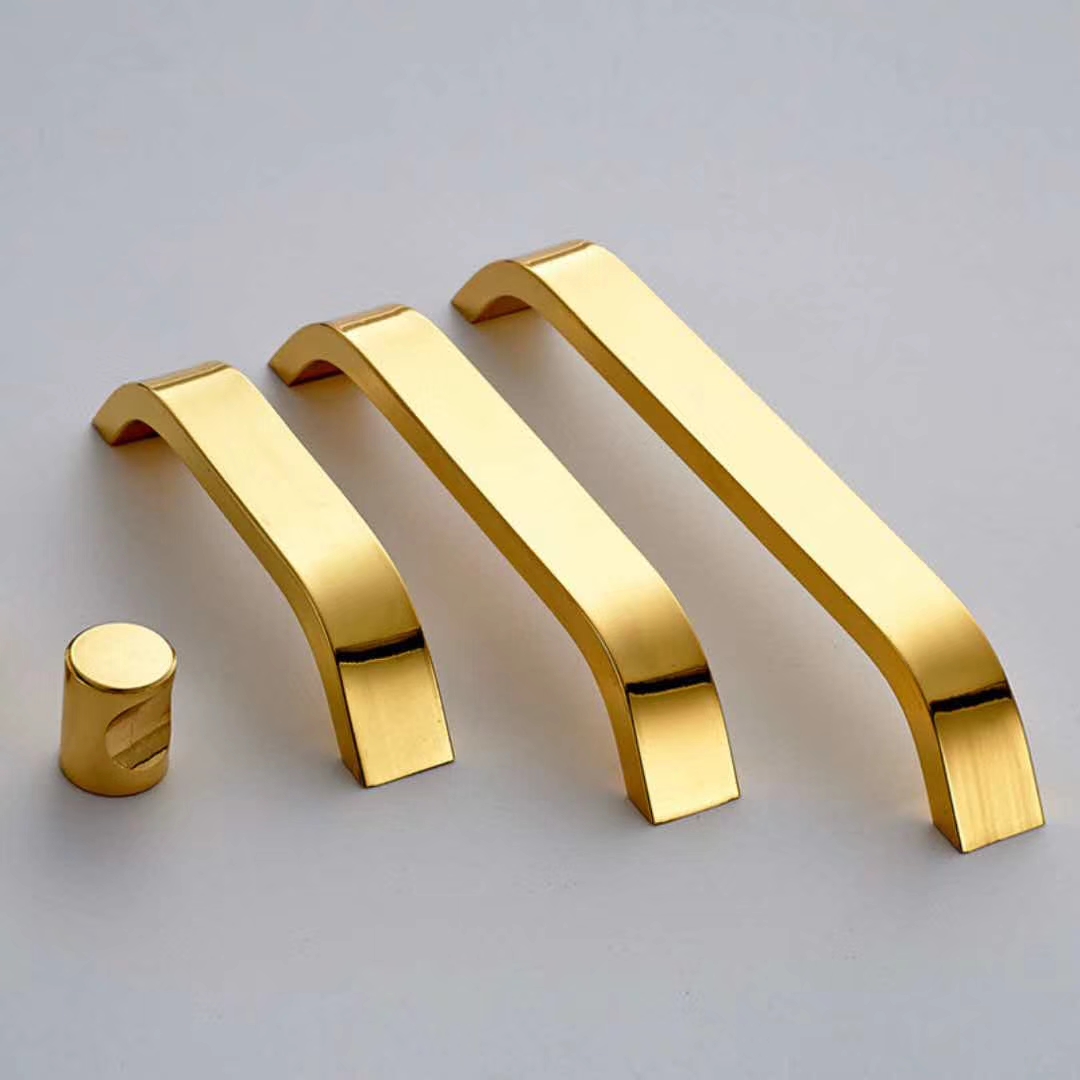 tirador para mueble de aluminio dorado para tirador del mueble de