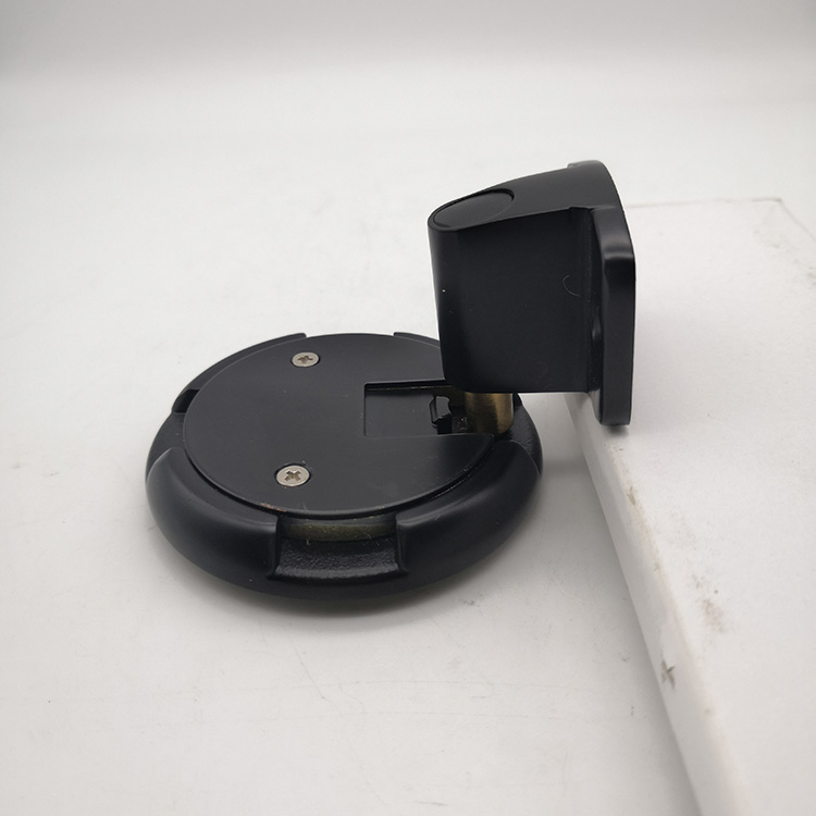 Tope de puerta de aleación de zinc negro de estilo japonés Tope de