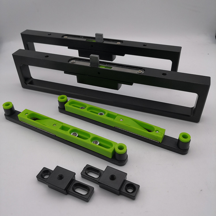 Puerta de patio corrediza negra de aluminio extruido con pestillo tipo