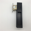BK Cerradura de puerta corredera con indicador de patio exterior de madera corredera BK de aleación de zinc negro