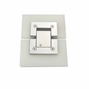 Precio de fábrica 304 Bisagra de ducha de puerta de vidrio hidráulica de acero inoxidable / Bisagra de puerta de ducha de vidrio de baño cromado pulido de latón Bisagra de accesorios de baño Bisagra