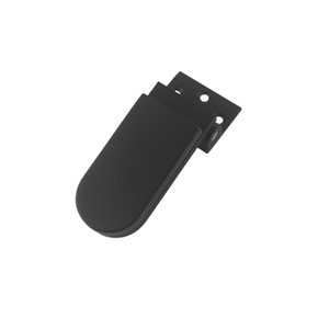 Herrajes para puertas de baño de acero inoxidable negro Bisagras de puerta de ducha de vidrio a pared para puerta de vidrio