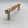 Cesta plegable para armario de cocina, accesorios para armario de cocina, herrajes para cocina, tirador redondo para armario dorado de latón cepillado