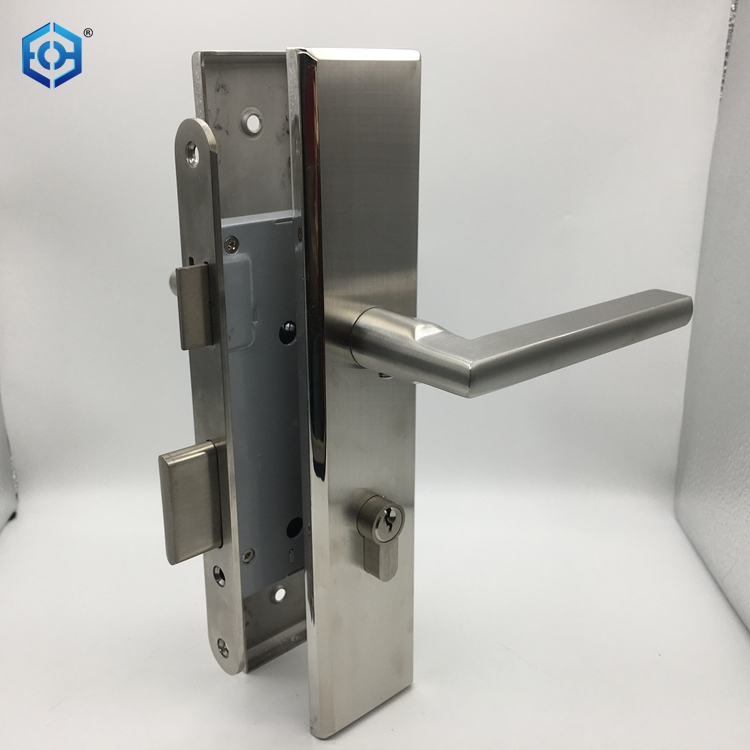 Juego de cerradura de puerta dividida minimalista moderno Manija de puerta interior de dormitorio Cerradura de puerta Manijas de hardware de puerta