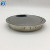 Cepillo de cromo para cubierta de orificio de alambre ordenado para cables de mesa con ojal de metal para escritorio