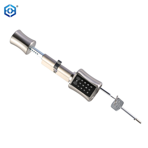 Cerradura de cilindro inteligente con aplicación Cerradura de puerta electrónica sin llave Cerradura Bluetooth Código digital Tarjeta RFID Cerradura eléctrica