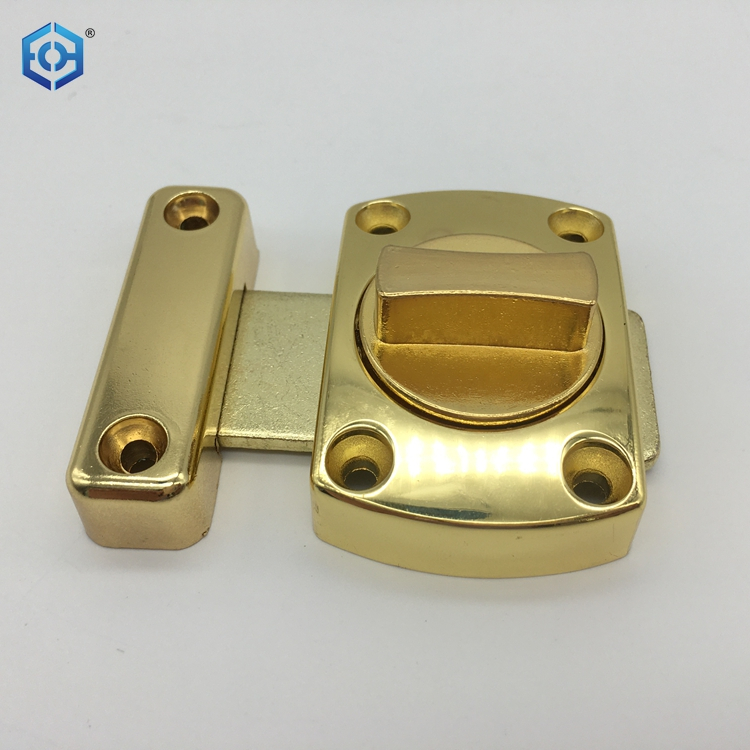Barril Bolt Aleación de zinc Acabado de oro Tornillo de la superficie de la superficie del balón