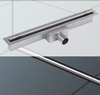 Drenajes lineales de diseño delgado, desagüe lineal de ducha con cuerpo de desagüe de cobre, 300-2500 mm,