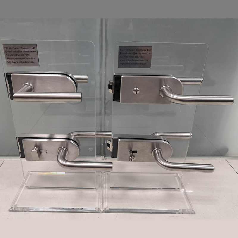 Accesorios de vidrio cerradura de puerta de vidrio de aleación de zinc