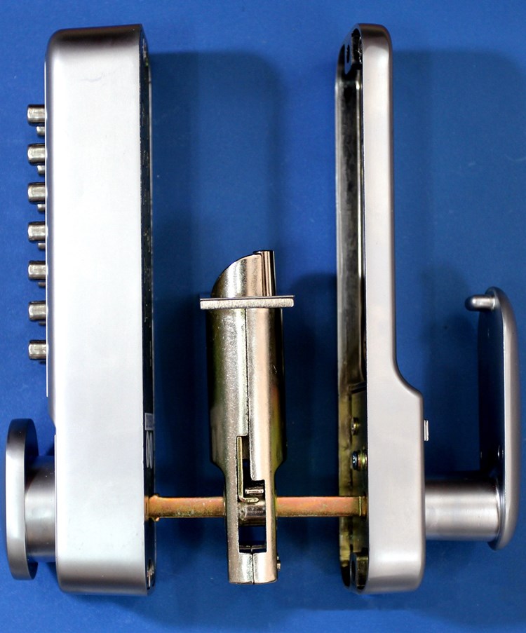 cerradura digital de la puerta de la contraseña de la combinación mecánica sin llave con la manija del pomo
